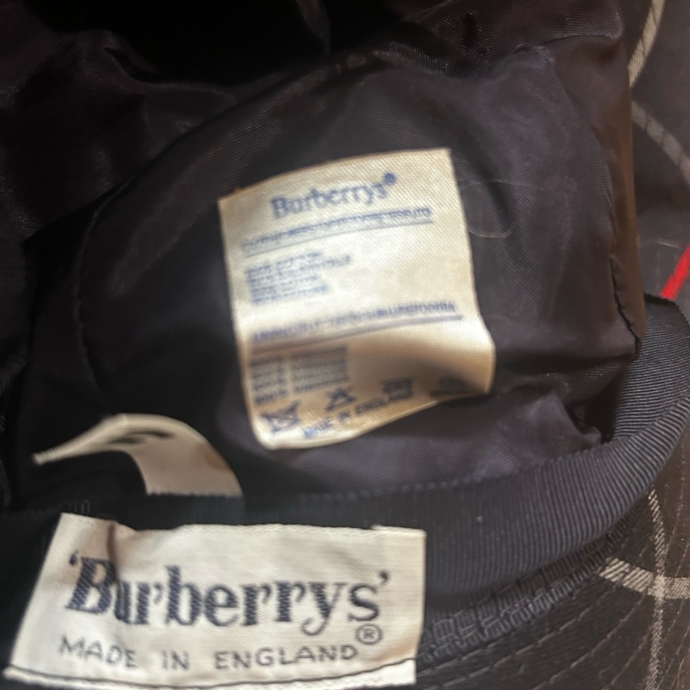 Vintage Burberry Crusher Men’s Hat! Made in England! Burberry - Picture 4 of 12
